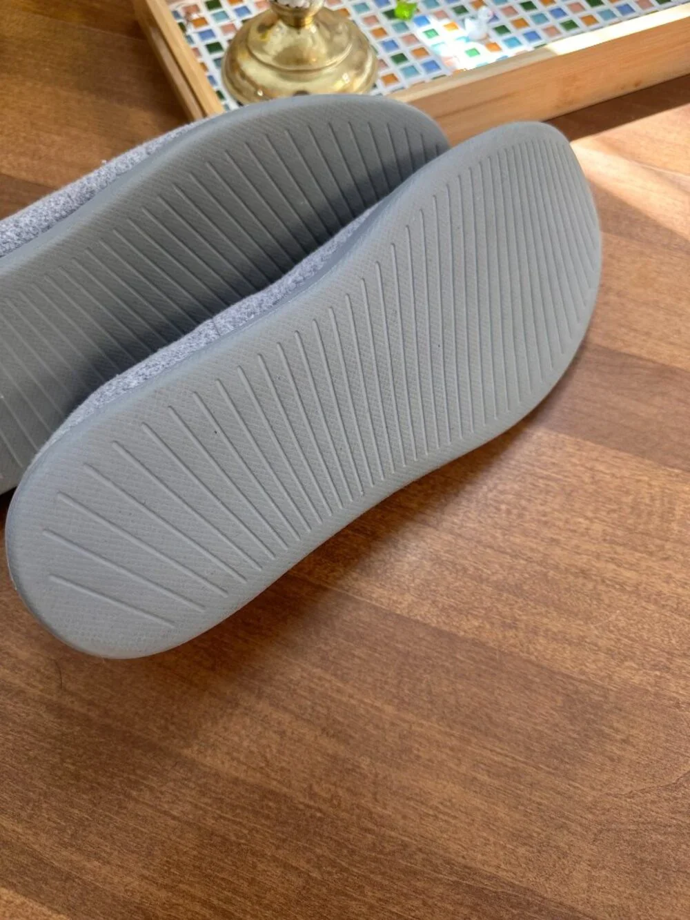 Allbirds Men's Wool Lounger, Everyday Slip-On Sneakers, Light Gray